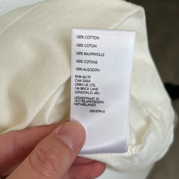 NWOT Free People Beach Simone Midi Dress Womens Medium Off White Cut Out Back - Picture 12 of 14